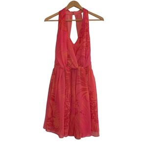 Armani Exchange Tropical Coral Dress